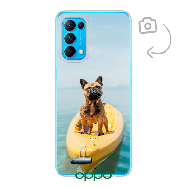 Achterkant bedrukt soft case telefoonhoesje voor Oppo Find X3 Lite/Reno5 5G