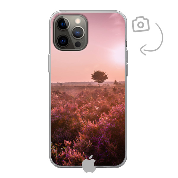 Achterkant bedrukt soft case telefoonhoesje voor iPhone 12 Pro Max