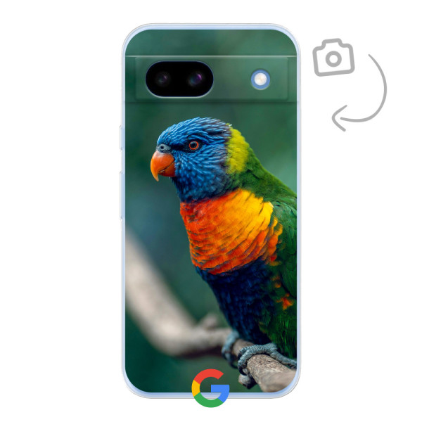 Achterkant bedrukt soft case telefoonhoesje voor Google Pixel 8a