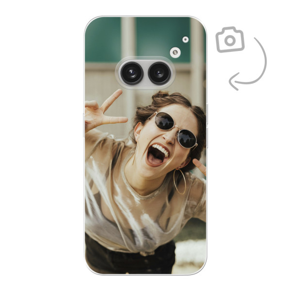 Achterkant bedrukt soft case telefoonhoesje voor Nothing Phone (2a)