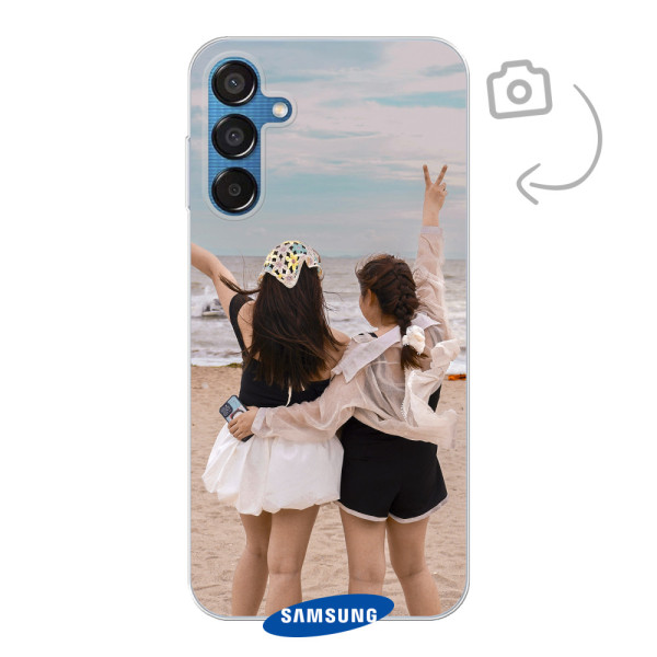 Achterkant bedrukt soft case telefoonhoesje voor Samsung Galaxy M15