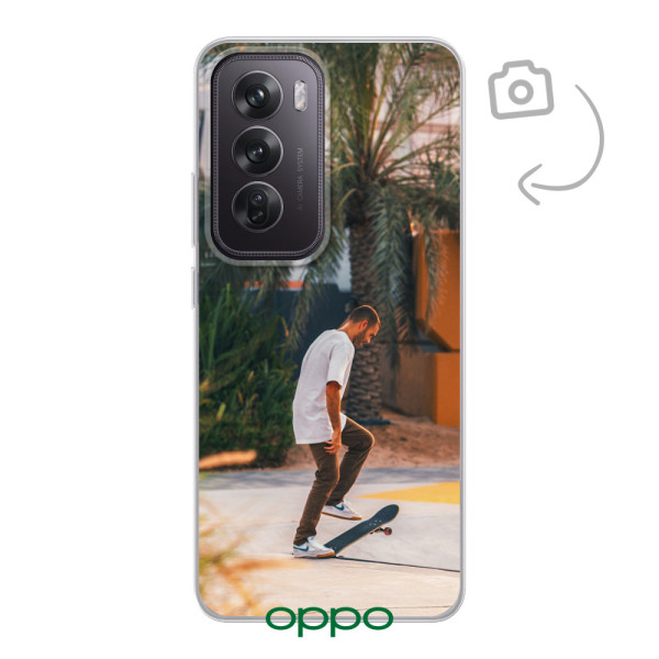 Achterkant bedrukt soft case telefoonhoesje voor Oppo Reno12 Pro