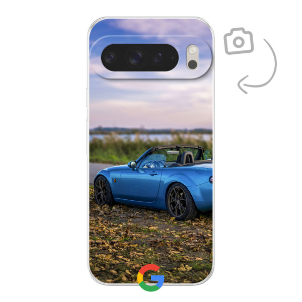 Achterkant bedrukt soft case telefoonhoesje voor Google Pixel 9 Pro XL